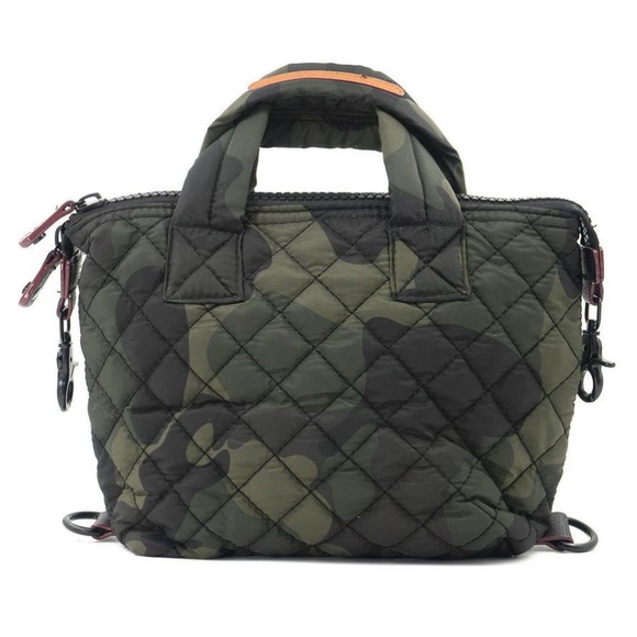 Camo quilted nylon mini handbag MZ Sutton inspired like new - Picture 6 of 14